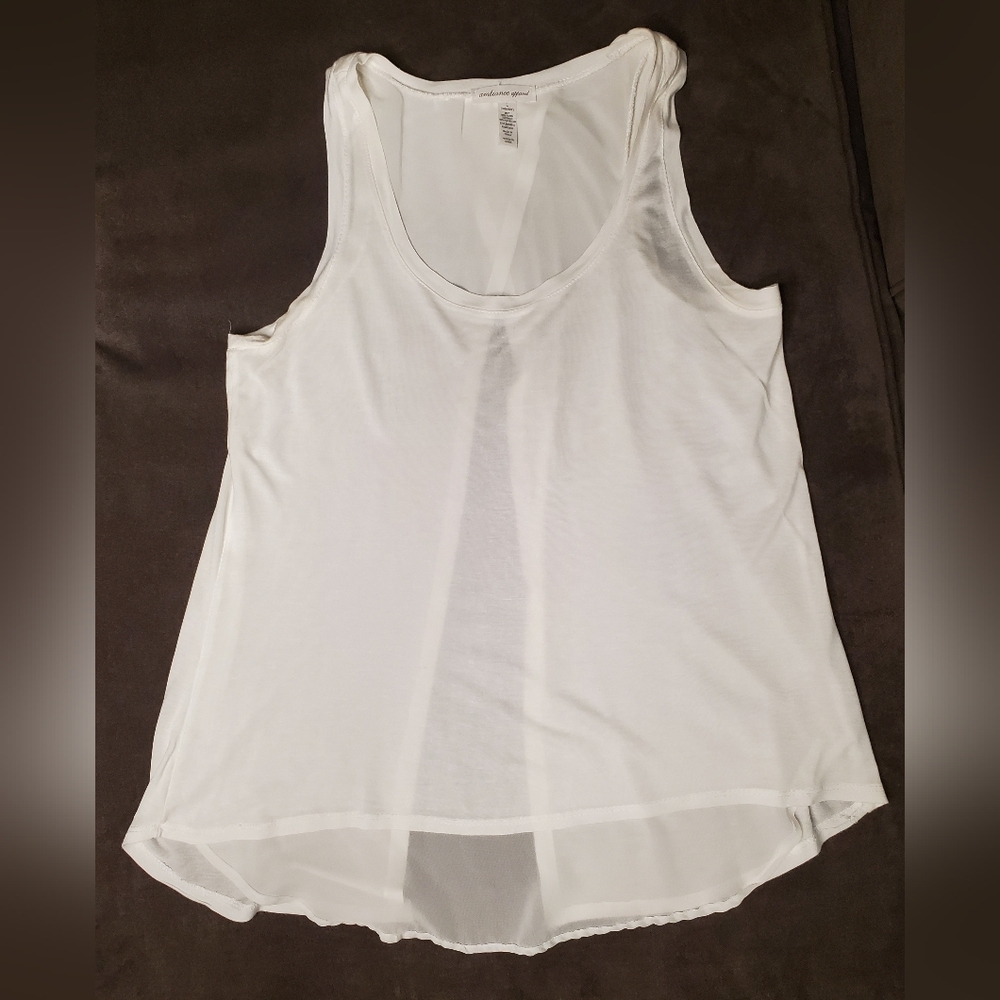 Women's Tank with Sheer/Open Back